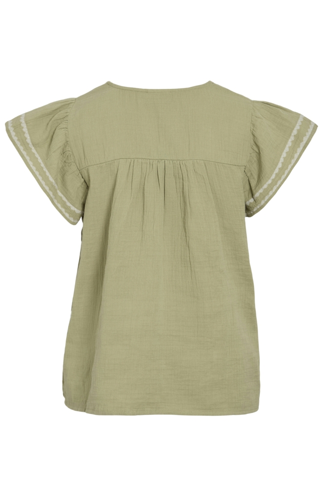 VITOVAN V-NECK TOP 14104844 SAGE
